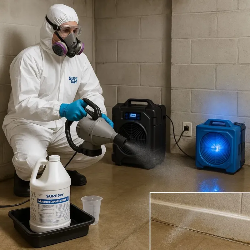 Sanitization and Odor Removal process in Shrewsbury, MO
